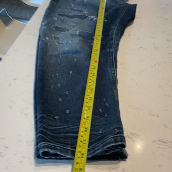 Diesel Fayza -Ne Denim + Sweatpants. With Rose gold hardware. - Picture 8 of 12